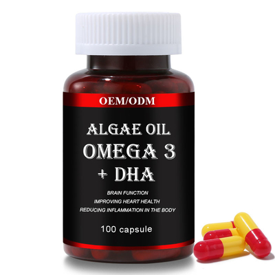 DHA Omega 3 Kapsel-Algen Softgels-strengen Vegetariers ölen Ergänzung