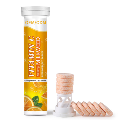 Gesundes Haar Vitamin C Milkweed-Biotin-Vitamin Gummies schäumende Tablets Gummies