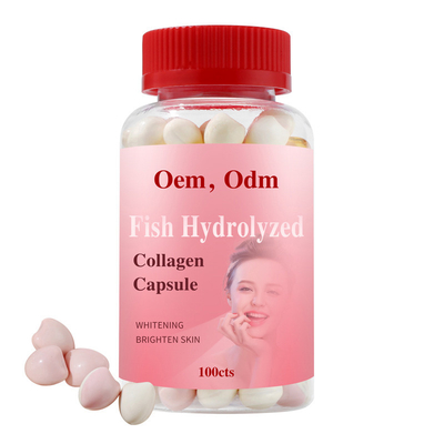 Fische, die Peptide Kollagen-Kapseln hydrolysierten, enthäuten elastische gesunde Knochen und verbinden ODM