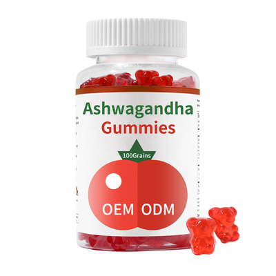 Eigenmarke Ashwagandha-Ergänzung Gummies verbessern Schlaf für Frauen