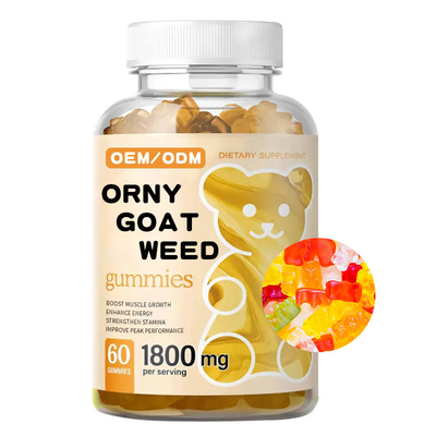 Männliche Kräuterverbesserung Hollycon ergänzt horniges Ziegen-Unkraut Gummies 7000mg