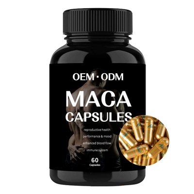 Mg 1500 plus Maca-Wurzel-Ergänzungs-Kapseln für Mann-Entspannung