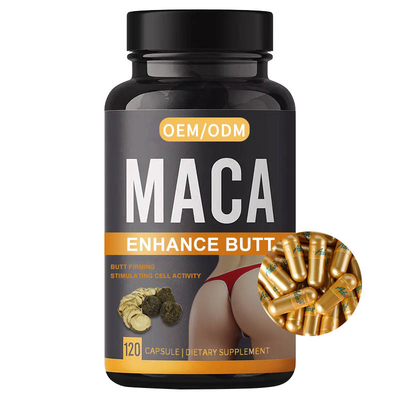 GMPC-Schwarzes Maca-Wurzel-Ergänzung Maca-Goldkapseln für Frauen