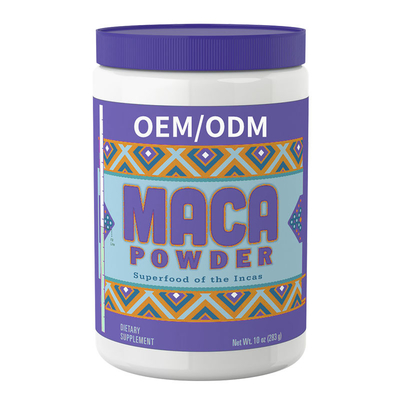 Organisches schwarzes Maca-Wurzel-Ergänzungs-Pulver ODM