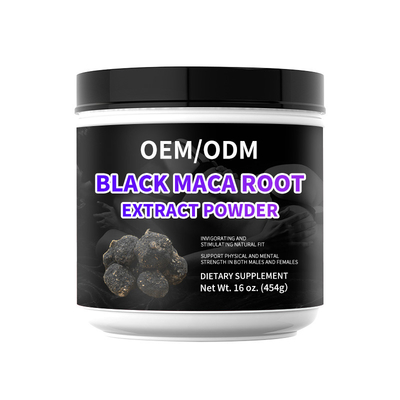 100% natürliche schwarze Maca Ergänzung Kräuter-maca Wurzel Pulver