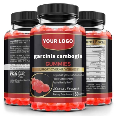 100% Kräutergewichtsverlust Garcinia-Gummigutt Gummies-Ergänzungen
