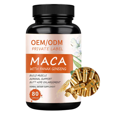 Ginseng Extractum ODM Maca Panax kapselt männliche Ergänzung ein