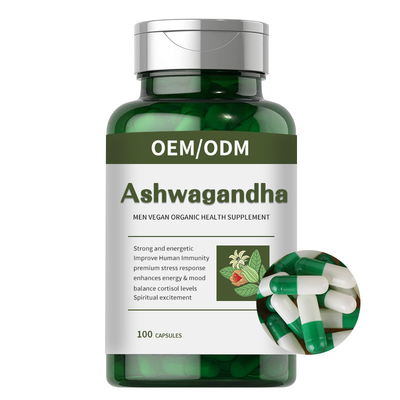 Ergänzung Gummies ODM Ashwagandha kapselt für Mann-Verbesserung ein