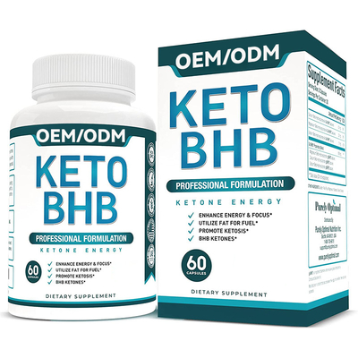 FDA-Gewichtsverlust, der Diät-Steuerfetten Brenner Pillen Ketons BHB abnimmt