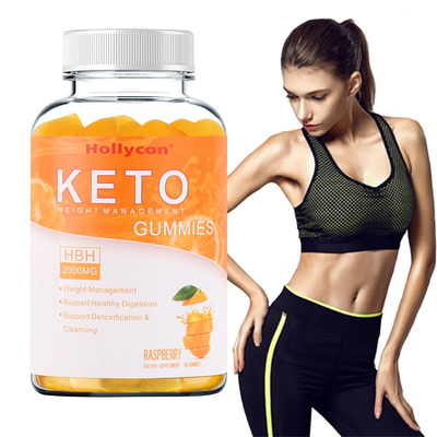 Verlust-Gewichts-Keton ACV Gummies 1000MG mit orange Juice Multivitamin B12