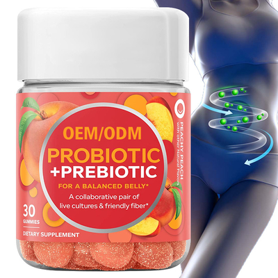 Weibliche Hautpflege und Probiotics Gummies fördern Verdauung