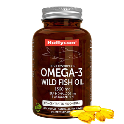 Coa-Fische ölen Omega, das 3 Softgel-Kapseln Augen-Herz-Gesundheitswesen-Ergänzungen stützt