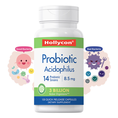 COA ergänzt Zählungs-verdauungsfördernde Unterstützungs-Prebiotic Soem-ODM 60 Probiotic Kapseln