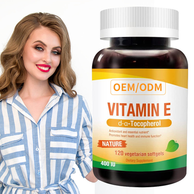 Multivitamin werden Haut-Kapsel-Vitamin E 400 IU 100 Softgels mehr als 3-monatige Versorgung weiß