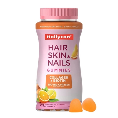 Gmp-Gesundheitswesen-Ergänzung Soem stützt gesunde Haar-Haut und Nagel-Vitamin Gummies