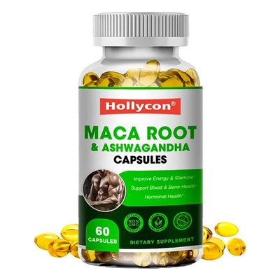 60 PCS Maca die Wurzel kapselt Soem-Cleanroom-männliche Ergänzung ein