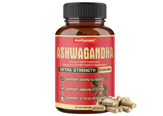 OEM Ashwagandha Kapseln 90pcs Männliche Verbesserung Ergänzungen Unterstützung Energie Männliche Kapseln