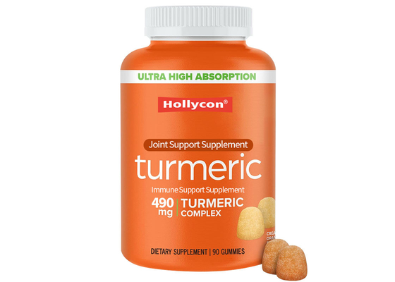 HALAL Ergänzungen OEM Kurkuma Curcumin Gummies Nahrungsergänzungsmittel 90pcs
