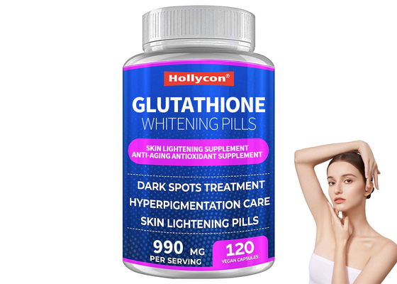 ODM Glutathion-Bleichepillen 120 Stück glatte Haut Anti-Aging Antioxidantien Ergänzung