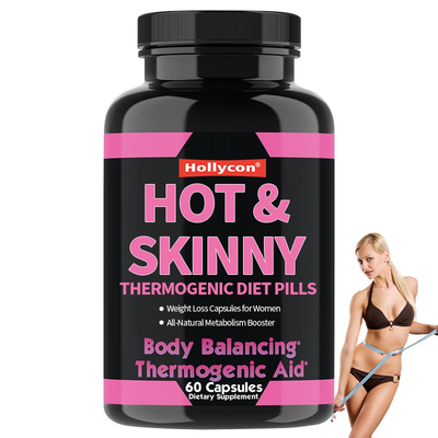 OEM All-Natural Metabolismus Booster Heiß dünn Thermogene Diätpillen Gewichtsverlust Kapseln für Frauen