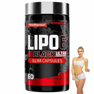 OEM Private Label Lipo-6 Schwarz Ultra Konzentrat Schlanke Kapseln Thermogene Energierende Fettverbrenner Ergänzung