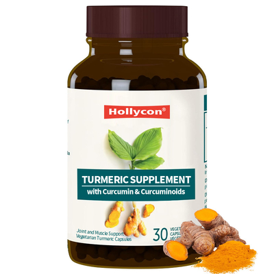 OEM Kurkuma Ergänzung mit Curcumin & Curcuminoids Gelenk- und Muskelunterstützung Vegetarische Kurkuma Kapseln