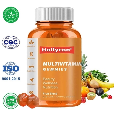 90pcs Nahrungsergänzungsmittel OEM Multivitamin Gummi Kräuter Zutaten 2 Jahre Haltbarkeit
