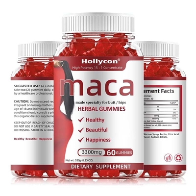 OEM Energie Stimmung Immunförderung und Hormonhaushalt für Frauen Macawurzel Gummies