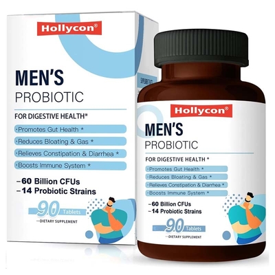 OEM Verdauungs- und Immunheilkunde Ergänzung Darmgesundheit Probiotika-Tabletten für Männer