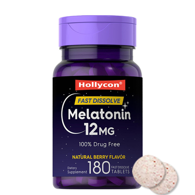 Melatonin 12 mg schnell auflösende Tabletten verbessern den natürlichen Schlafzyklus