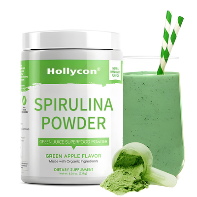 Spirulina Grüner Saft Superfood Pulver Bio Chlorella Ergänzung für Erwachsene