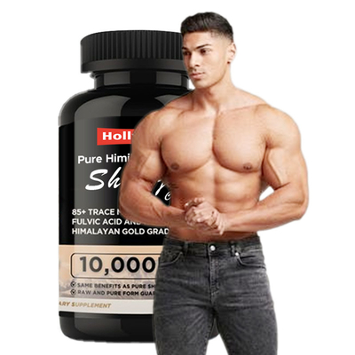 OEM reine Himalaya-organische Shilajit-Kapseln Antioxidantien unterstützen Energie Immun-Stress-Linderung
