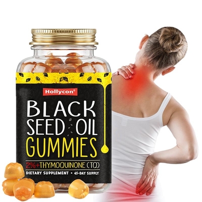OEM-Schwarze Samenöl Gummies für Gelenke Unterstützung 500mg Schwarze Samenöl Gummies