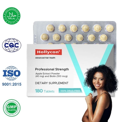 Haarwachstumsergänzungsmittel 100mcg Biotin-Haarwachstumspillen zur Verhinderung von Haarausfall