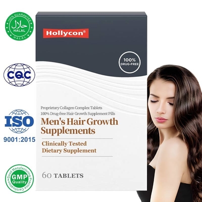 Maßgeschneiderte Haarvergrößerungsergänzungsmittel für dickere, vollere Haare mit Kollagenkomplex
