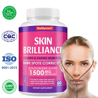 Glutathion-Kapseln Hautbleiche Kapseln für einen jugendlichen Hautton Glutathion