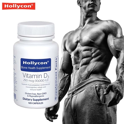 Vitamin-D3-Kapseln Ergänzung für die Gesundheit der Knochen Immun- und Kalziumabsorption