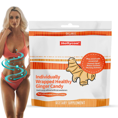 Private Label Gesundes Ingwer Süßigkeiten Super Stärke Linderung Verdauungsprobleme