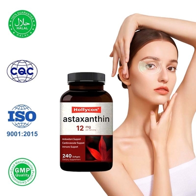 OEM-Astaxanthin-Ergänzung für Augengesundheit, Hydratation der Haut und Unterstützung der Gelenke