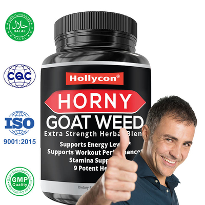 Großhandel Horny Goat Weed Kapseln Steigern Sie die Trainingsleistung Ausdauer Energie