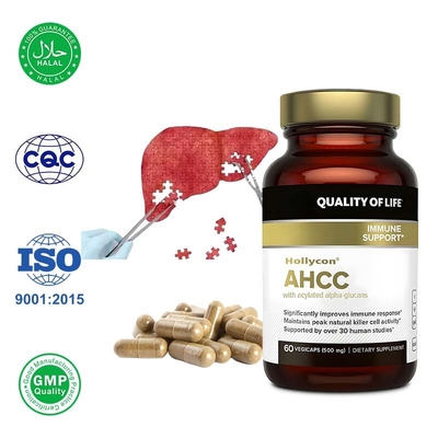 OEM AHCC-Ergänzung fördert die Aktivität natürlicher Killerzellen und erhöht die Produktion von Zytokinen