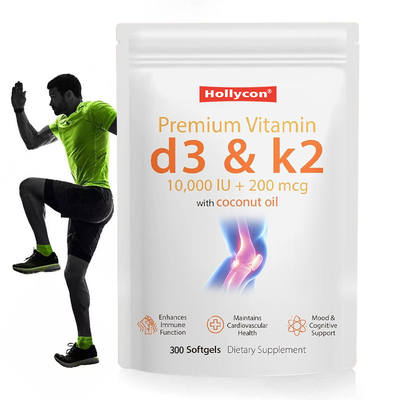Fabrik Vitamin D3K2 Softgels verbessern Immunfunktion und Herz-Kreislauf-Gesundheit