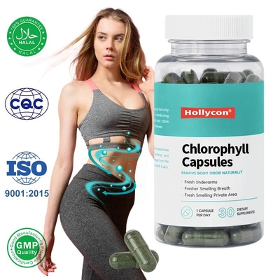 Chlorophyllkapseln zur Entgiftung, Verdauung und Darmgesundheit