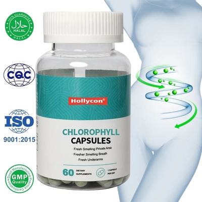 Chlorophyll-Harde Kapseln zur Entfernung von Körpergeruch Darmgesundheit Haut