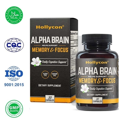 Brain Nootropic Capsules für Gedächtnis, geistige Klarheit und kognitive Verbesserung