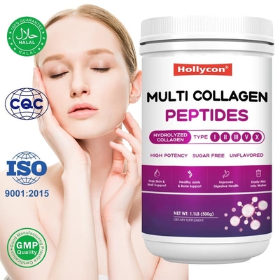 Großhandel Multicollagen Peptide Pulver unterstützt Haut Haar Nagel & Gelenk