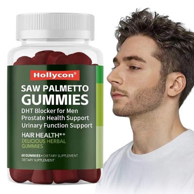 Fabrik Saw Palmetto Gummies für männliche Glatze und Prostata Wellness