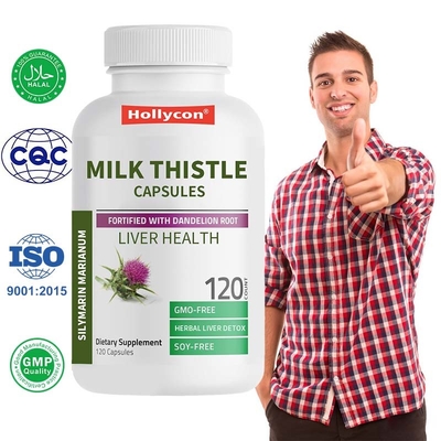 Fabrik Milchdistel Kapseln Lebergesundheit Unterstützung Antioxidans Unterstützung und Entgiftung
