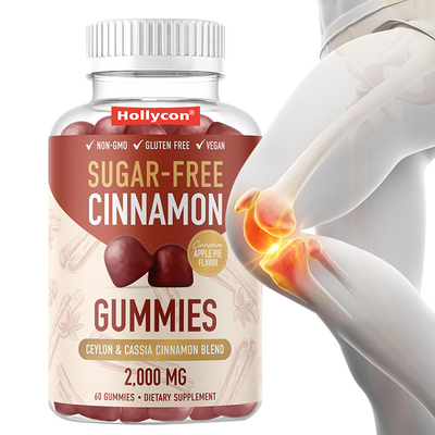 Zuckerfreie Zimtgummies 1000 mg Ceylon Zimt Extrakt Gummies zur Unterstützung des Immunsystems