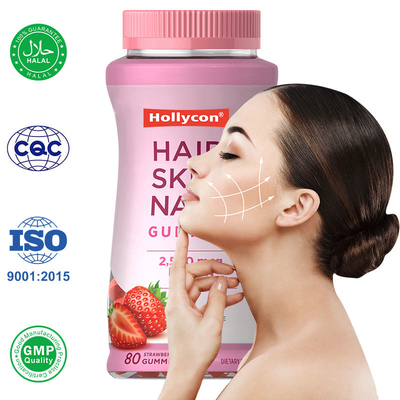 Haar, Haut und Nägel Kaugummi für Frauen 2500mcg Biotin für das Haarwachstum Biotin Kaugummi